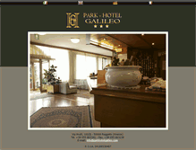 Tablet Screenshot of parkhotelgalileo.com